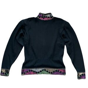 St. John sequin Santana knit sweater top